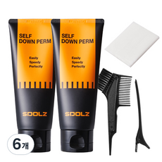 슈돌츠 셀프 다운펌 100ml 브러쉬 + 집게 + 펌지 세트, 1ml, 6개