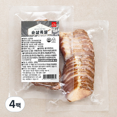 하이포크 순살족발, 250g, 4팩