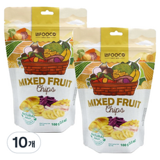 LAFOOCO 綜合水果脆片, 10個, 100g