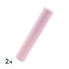 플러스잇 휴대용 칫솔 케이스, 1 핑크, 2개