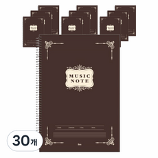 ibis 纖薄音樂筆記本 SP 12640, 棕色, 30個