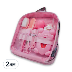 Blue Living 嬰兒護理13件組, 粉紅色, 2套