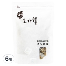 오가웰 유기농 캐모마일 허브차 티백, 6개, 20개입