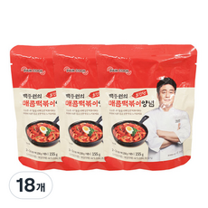 PAIK COOK 白鍾元辣炒年糕調味料, 155g, 18個
