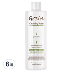 메디플라워 곡물 페이셜 클렌징 워터, 500ml, 6개