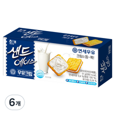 에이스 샌드에이스 우유크림, 51g, 6개