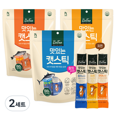 베푸 고양이 아크펫푸드 맛있는 캣스틱 3종 세트, 2세트, 혼합맛(참치/치킨/연어)