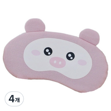 Tidy Home 眼罩 桃紅色, 4個, 1入