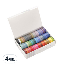 彩虹60色和紙膠帶 8mm x 4m, 混合顏色, 4套
