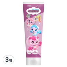 캐치티니핑 오루루 고불소치약, 3개, 80g