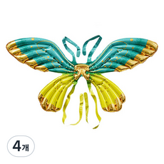 세컨드베스트 나비 날개 파티풍선 100 x 64 cm, NO. 04, 4개