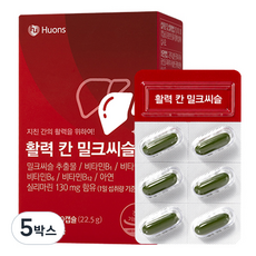 휴온스 활력 칸 밀크씨슬, 30정, 5박스