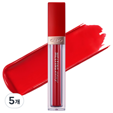 클리오 멜팅 듀이 립틴트, 04레드마티니, 5개, 3.1g