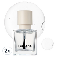 르멘트 더블유즈 베이스코트, 투명, 9.5ml, 2개