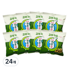 지도표성경김 김부각칩 스낵, 45g, 24개