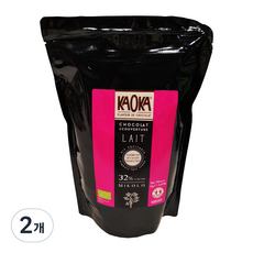 KAOKA 牛奶巧克力 32%, 1kg, 2個