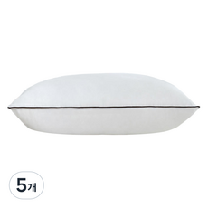 스마일깨비 탄성 좋고 가벼운 깃털 베개솜 500g, 브라운엣지 싱글, 5개