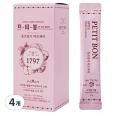 芙蒂芳 蘋果醋液態條 酸櫻桃 15入, 240g, 4個