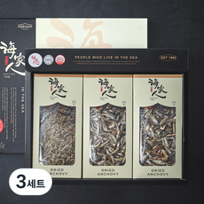 해가인 건멸치 3종 선물세트 세중대 630g + 쇼핑백, 3세트