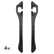 이지윈 차량용 우레탄 사이드 틈새커버, 블랙, 4개