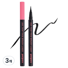 peripera 墨水輕薄刷頭眼線液 0.5g, 1號_黑色膠片, 3個