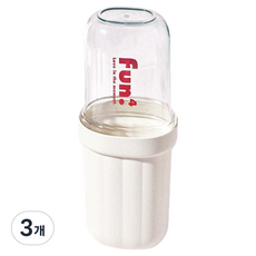 THE ZAKKA 紫丁香氛便攜式牙刷盒, 象牙白, 3個