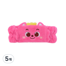 碰碰狐洗臉髮帶, 5個, 碰碰狐