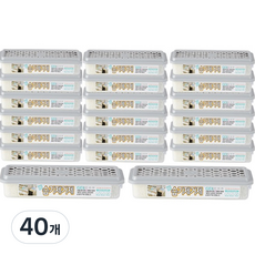 네모 습기 제거제 본품 그레이, 140g, 40개