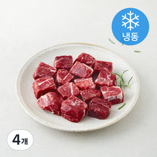 동원 양꼬치용 큐브 (냉동), 4개, 300g