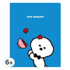 양지사 기다려빵아 클리어 화일 20p, 랜덤발송, 6개