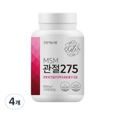 Gb MSM保健錠, 120顆, 4罐