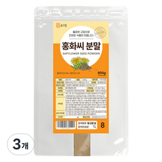 윤고집 홍화씨 분말, 800g, 3개