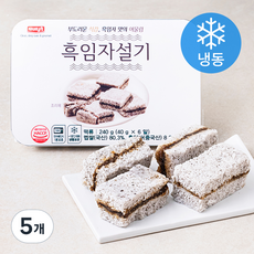 흑임자설기 떡 (냉동), 40g, 6개입, 5개