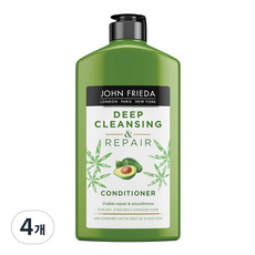 존프리다 딥클렌징 앤 리페어 컨디셔너, 4개, 250ml
