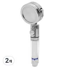 KOXINA 超級水壓 3 級水流開/關水過濾淋浴, 2個