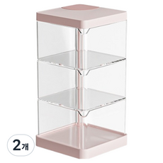 Red Cabinet 迷你彩妝小物收納盒, 粉紅色, 2個