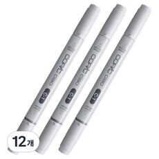 코픽 챠오 마카 C1 Cool Gray No.1, 12개, 1색