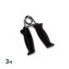 제이케이휘트니스 악력기 A-1, 블랙, 3개