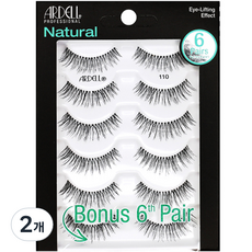 ARDELL 自然款多入組 6對, 自然款 110號, 2個