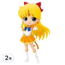 BANPRESTO 劇場版 美少女戰士 Cosmos Q posket ETERNAL 水手金星 Ver A 公仔, 2個