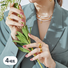 오호라 젤스트립 네일 30p 세트, 브릭, 4세트