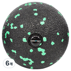 컴피닛 EPP 마사지볼 8cm, 그린블랙, 6개