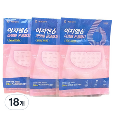 이지엔6 대웅제약 아랫배 엑스트라 와이드 온열패치, 18개