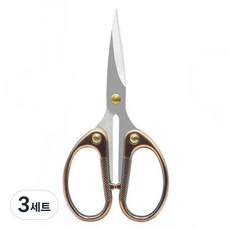 마다꾸미 다용도 스테인리스 가위, 브론즈(가위), 3세트