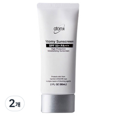 atomy 艾多美 提亮款防曬乳 SPF50+PA+++, 60ml, 2條