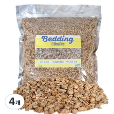 버니 울트라 드라이 베딩 16120, 1.5kg, 4개