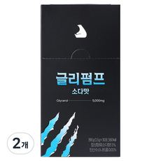 잠백이 글리세롤 글리펌프 소다맛 30p, 390g, 2개