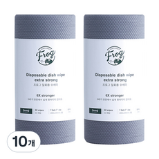 SINCERELY Frog 一次性菜瓜布 超強力, 灰色, 60入, 10個