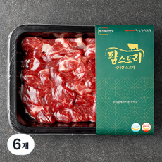 팜스토리 국내산 소고기 안심 찹스테이크 (냉장), 300g, 6개