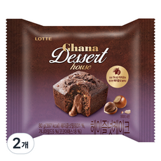 LOTTE 樂天 Ghana 加納 甜點屋榛果蛋糕, 2個, 80g
